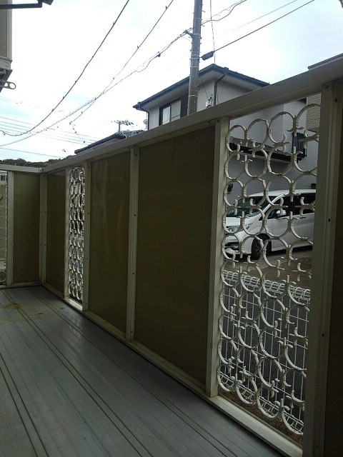 12/21 バルコニー