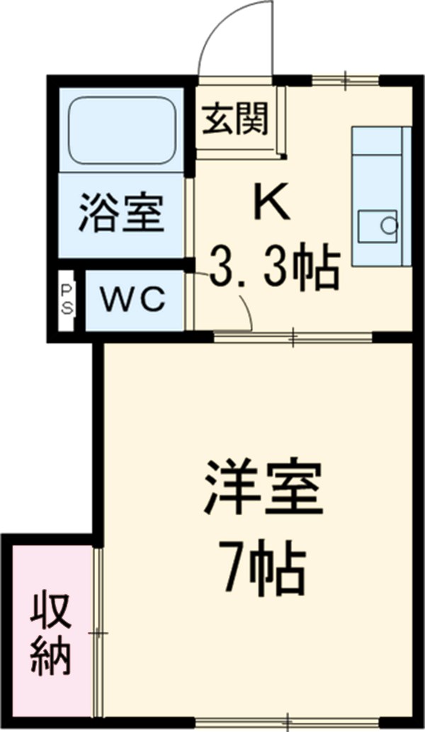 第2コーポ川口の間取り