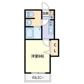 コーポロビンの間取り