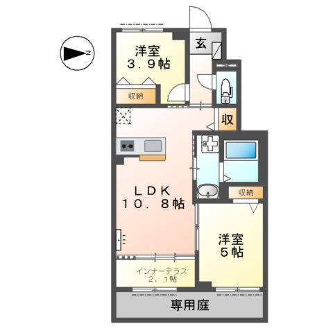 グルーヴィの間取り