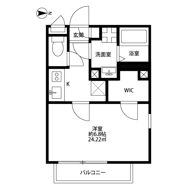 アムール武井の間取り