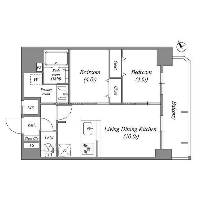 アドバンス名古屋シュテルンの間取り