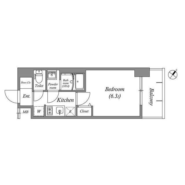 アドバンス名古屋シュテルンの間取り