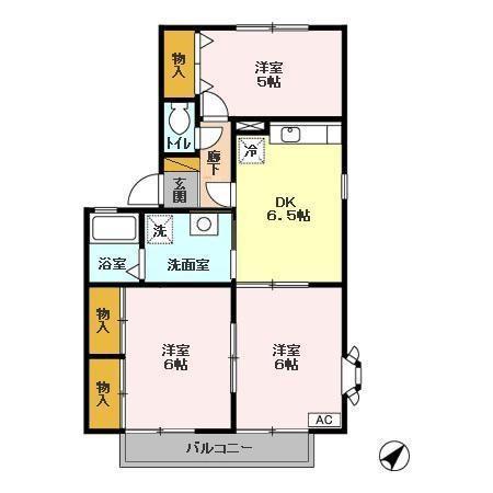 ラフィネ FGの間取り