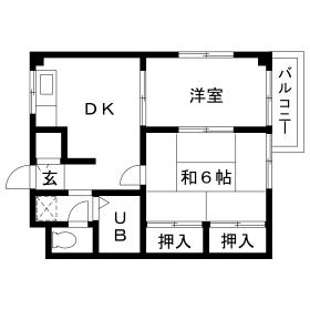 エステートピアスワンの間取り