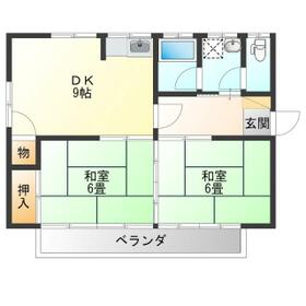 第二橋本マンションの間取り