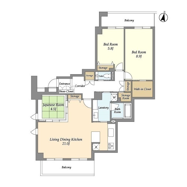 PATH宮前平の間取り