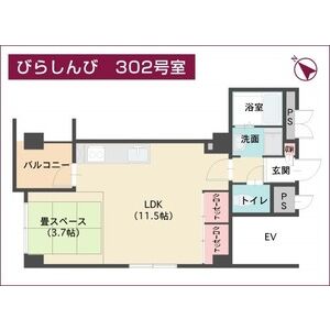 びらしんびの間取り