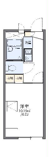 レオパレスアゼリアの間取り