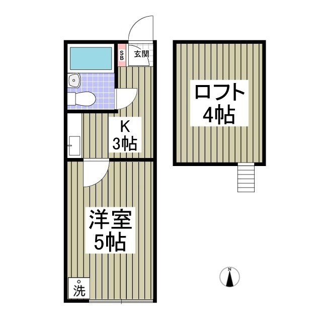 ミモザの間取り