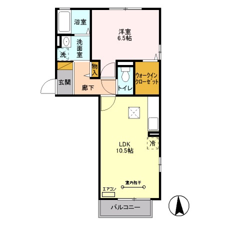 セジュールウィット氷川の間取り