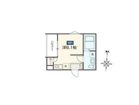 MELDIA鶴見小野Ⅱの間取り