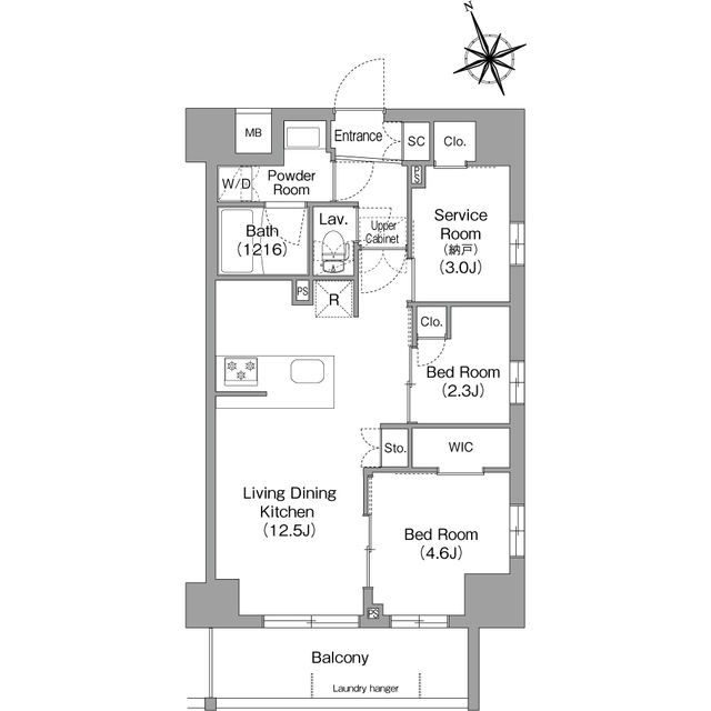 コンフォリア東葛西の間取り
