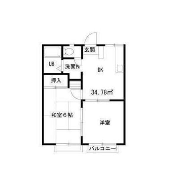 エステートピア都岡の間取り