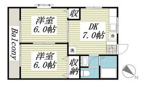 第5コーポ米倉の間取り