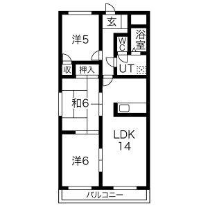 メゾンシャンポールの間取り