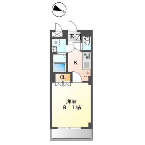 ブラン ピエールの間取り