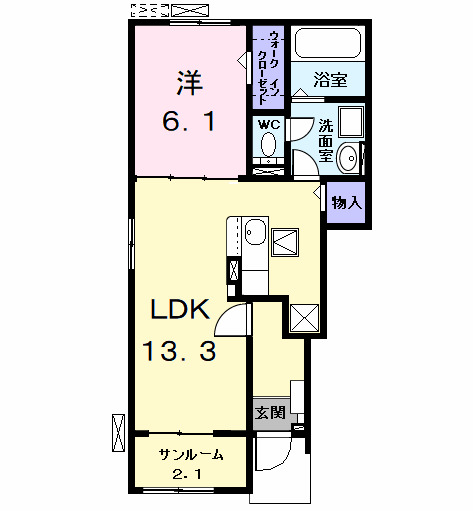 シェラタン(Sheratan)の間取り