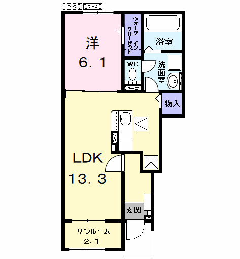 シェラタン(Sheratan)の間取り