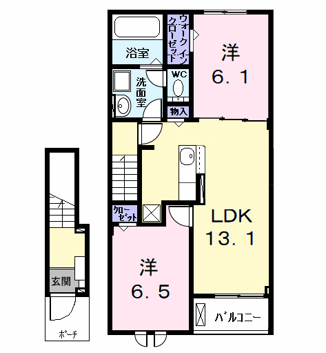 シェラタン(Sheratan)の間取り