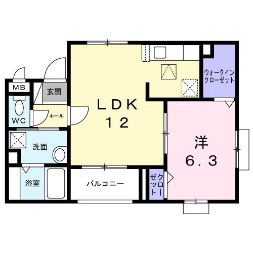 パレ・コンフォールの間取り