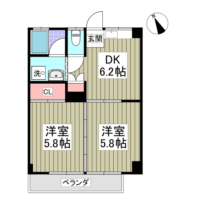 レジデンス・ミユキの間取り