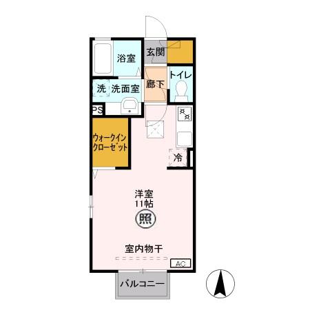 クレールの間取り