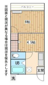晴名荘の間取り