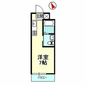 コンフォール根上り松 106号室の間取り
