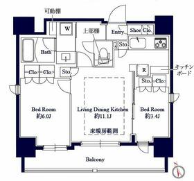 GRAN PASEO八丁堀Ⅱの間取り