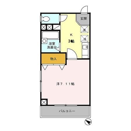 フルリールの間取り