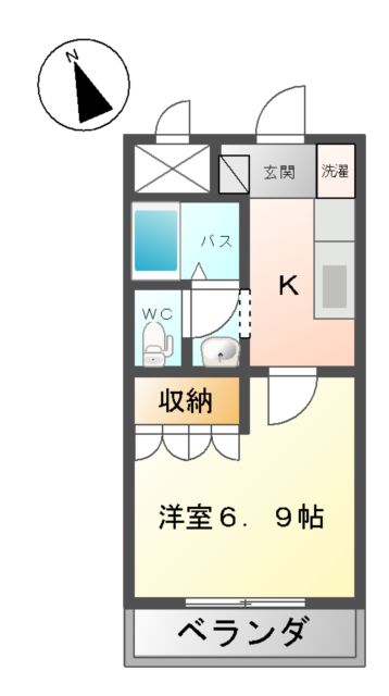 ベルメゾンしらさぎの間取り