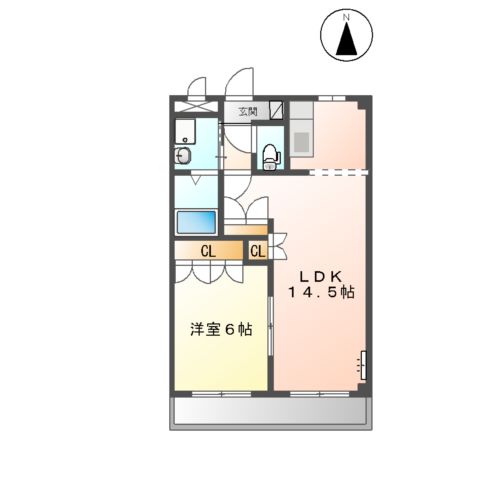 オレンジハイムの間取り