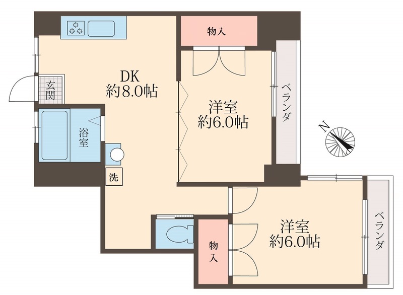 秋山ビルの間取り