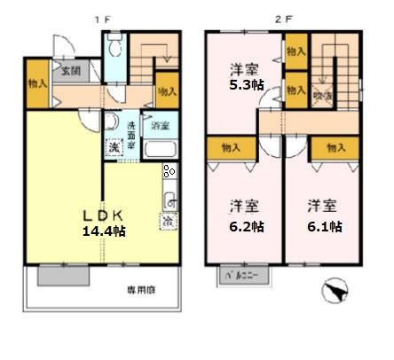 サン・サン・ハイムの間取り