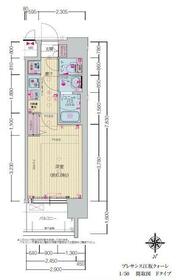 プレサンス江坂クォーレの間取り