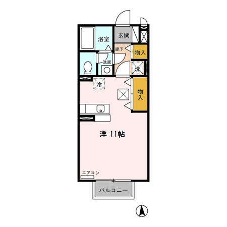 クレ ドゥ リュヌの間取り