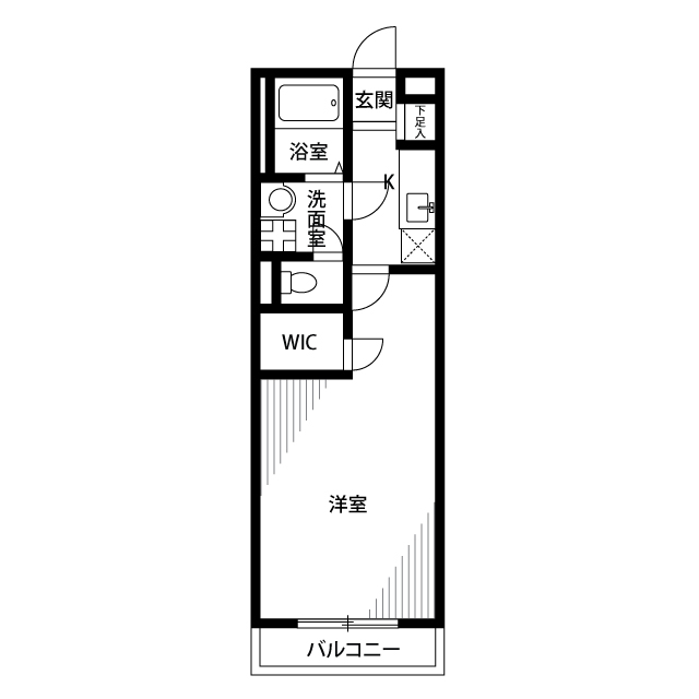 アムール Teaの間取り