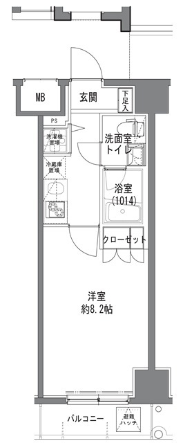 ＴＬＲレジデンス大鳥居の間取り