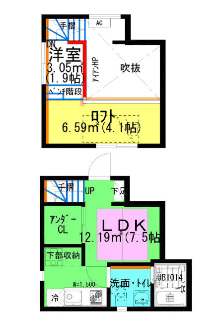 ACCOMMO岩塚(アコモ岩塚)の間取り