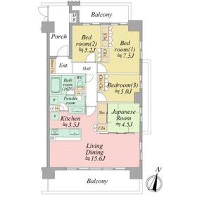 レーベンハイム戸田ソラリエの間取り