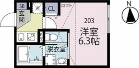 (仮称)藤崎4丁目新築アパートの間取り
