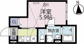 (仮称)藤崎4丁目新築アパートの間取り