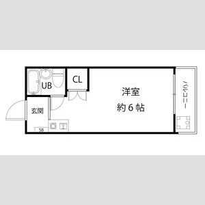 シャンブル千里山Ⅰの間取り