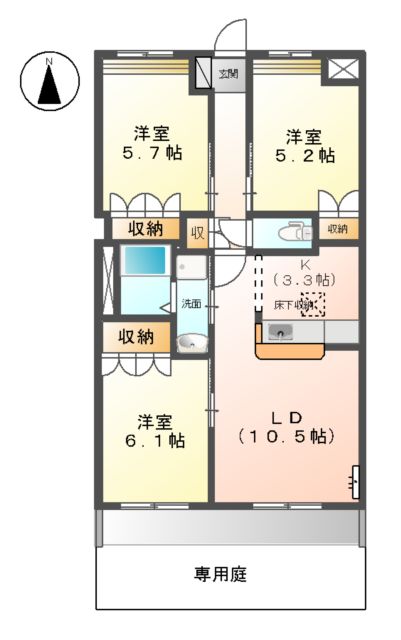 クローバーの間取り