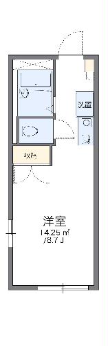 レオパレスサンフラワーの間取り