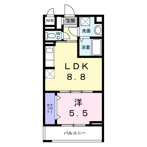 フォーリーフ クローバーの間取り