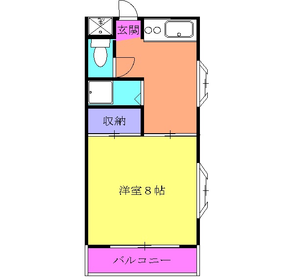 サンワード小泉No.10の間取り