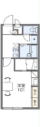 レオパレスセードルの間取り