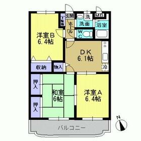 エトワール弐番街 壱号館の間取り